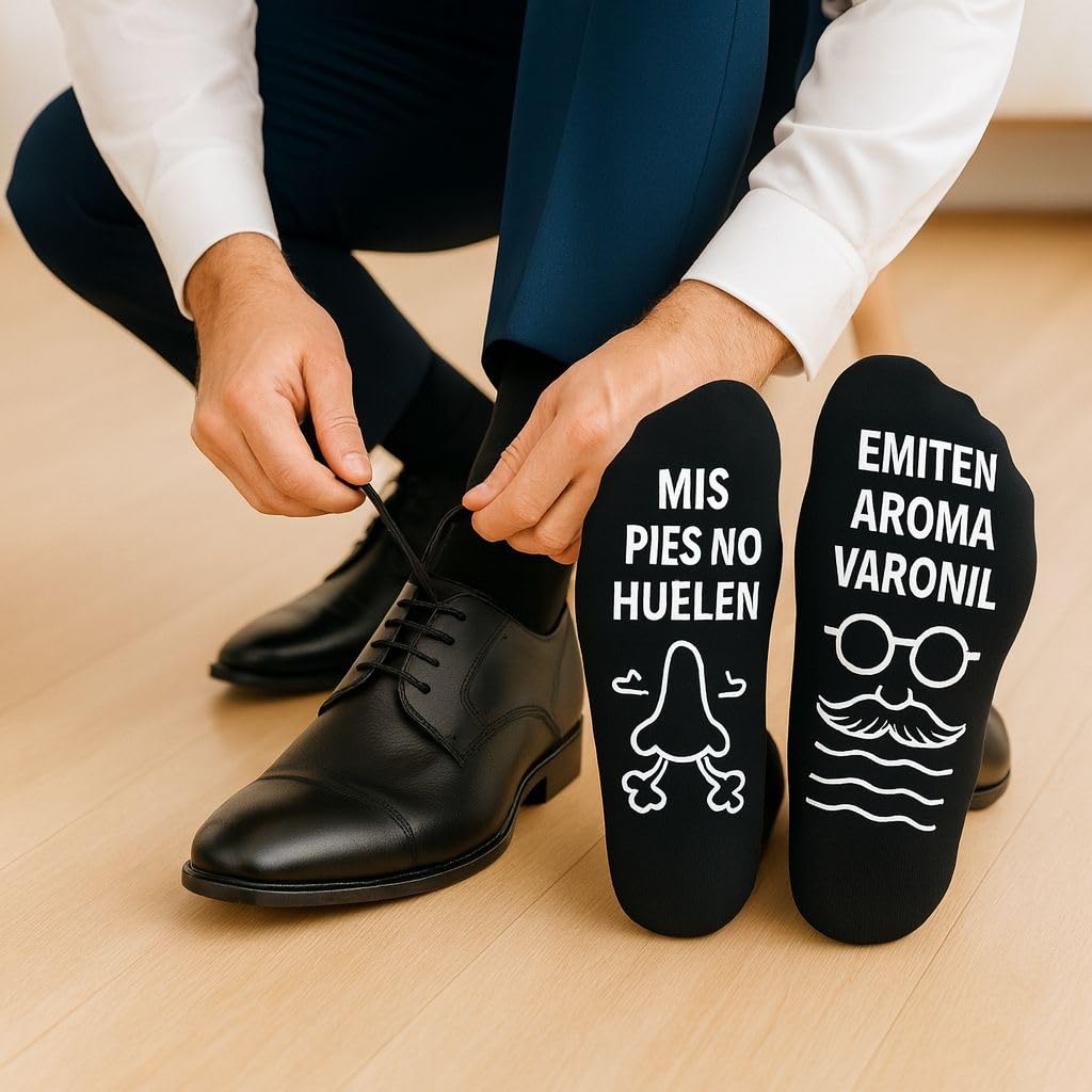 Calcetines Divertidos para Hombre 39–46 | Algodón – VERADGROUP - Aroma varonil