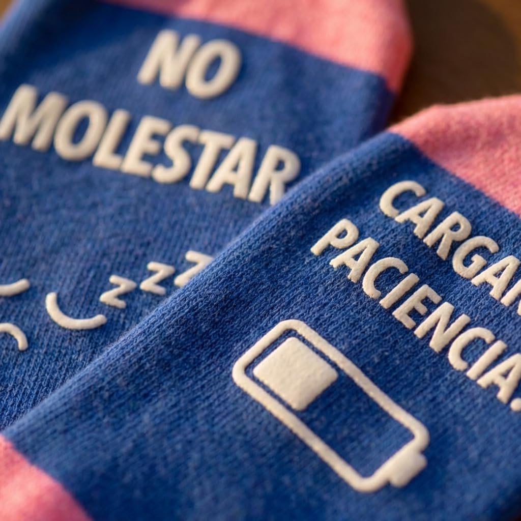 Calcetines Divertidos para Mujer 36–41 | Regalo Original – VERADGROUP - Cargando paciencia