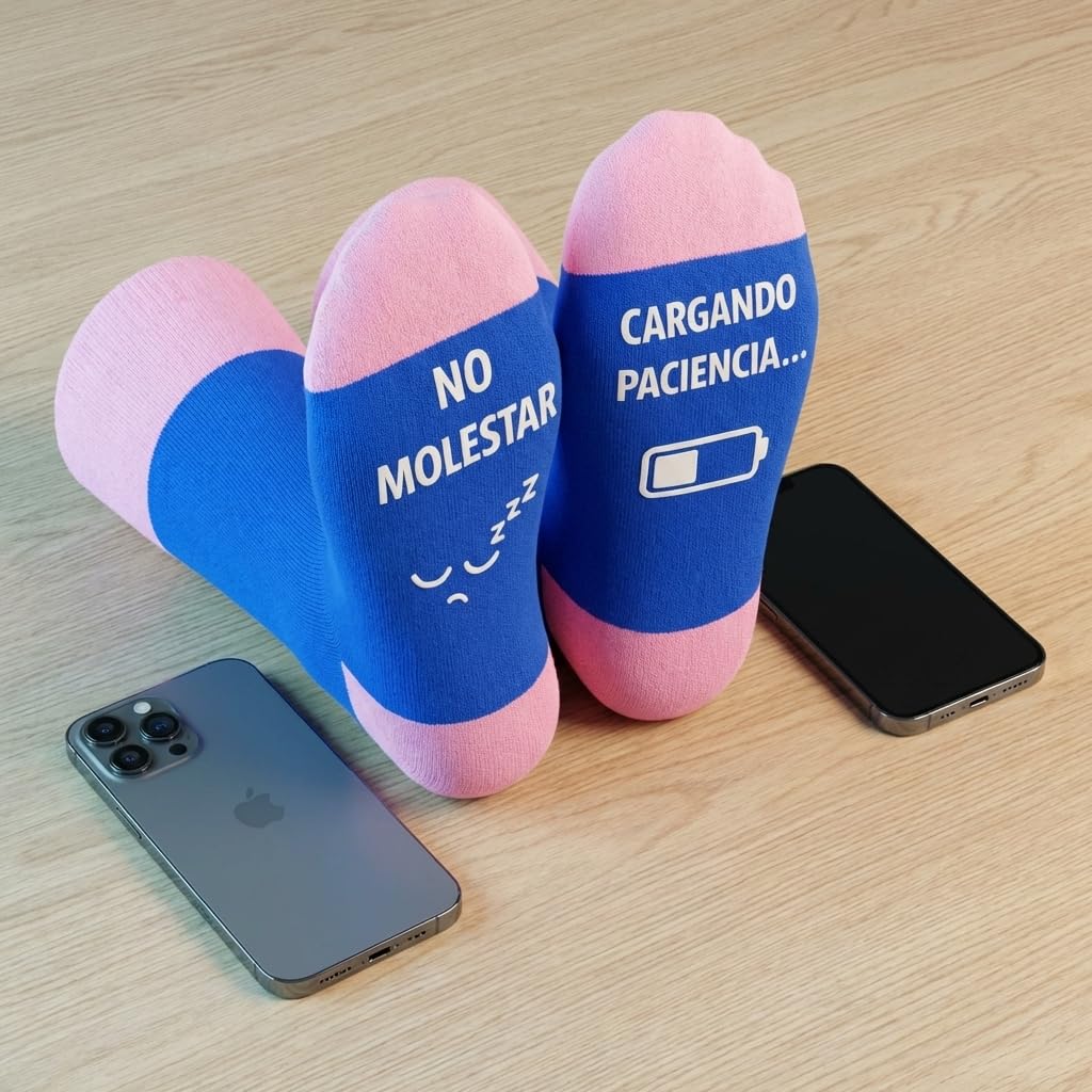 Calcetines Divertidos para Mujer 36–41 | Regalo Original – VERADGROUP - Cargando paciencia