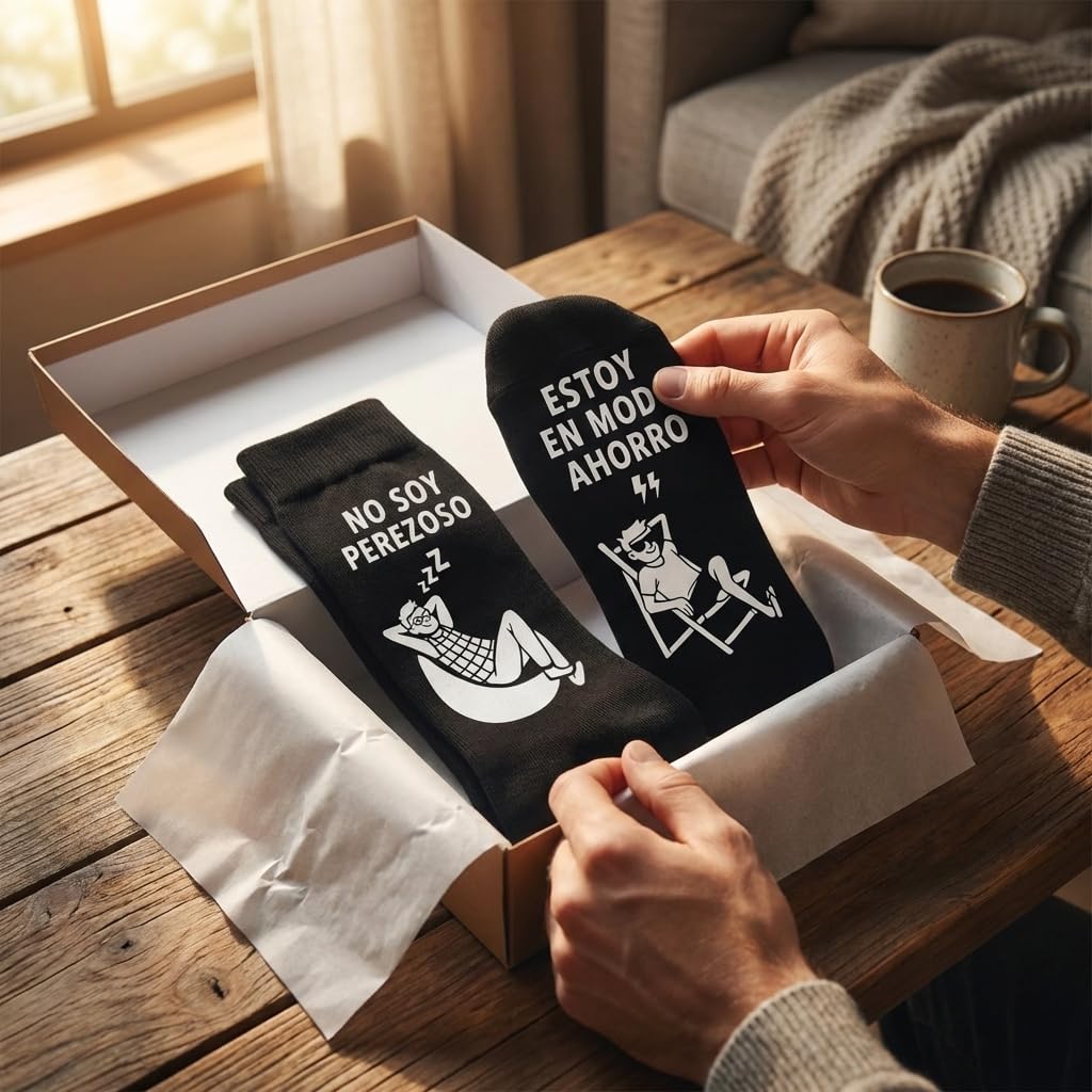 Calcetines Divertidos para Hombre 39–46 | Algodón – VERADGROUP - Modo ahorro