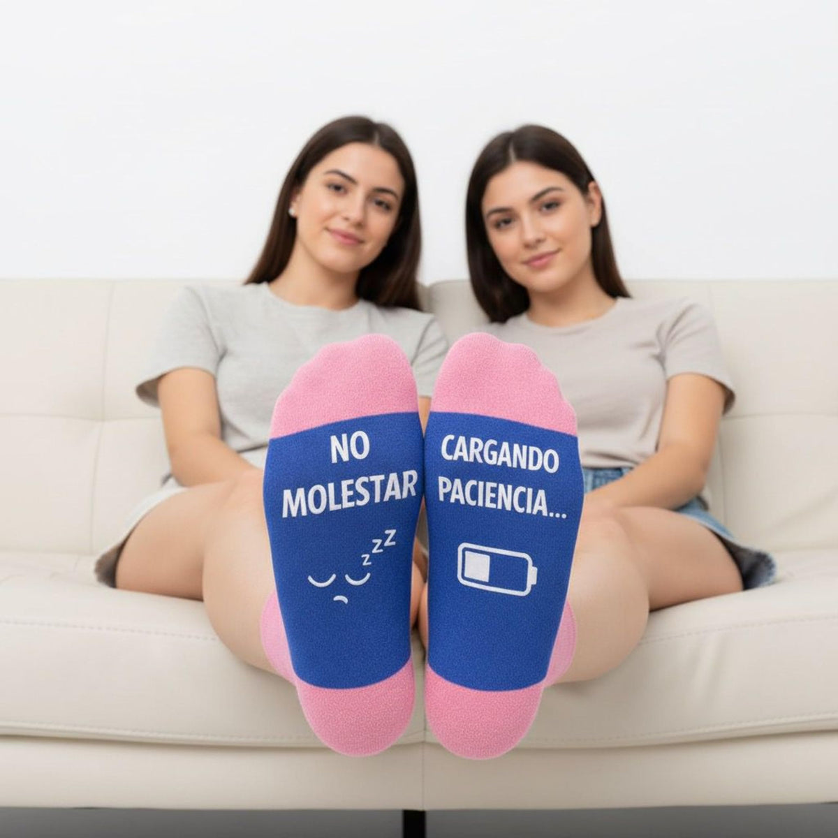 Calcetines Divertidos para Mujer 36–41 | Regalo Original – VERADGROUP - Cargando paciencia