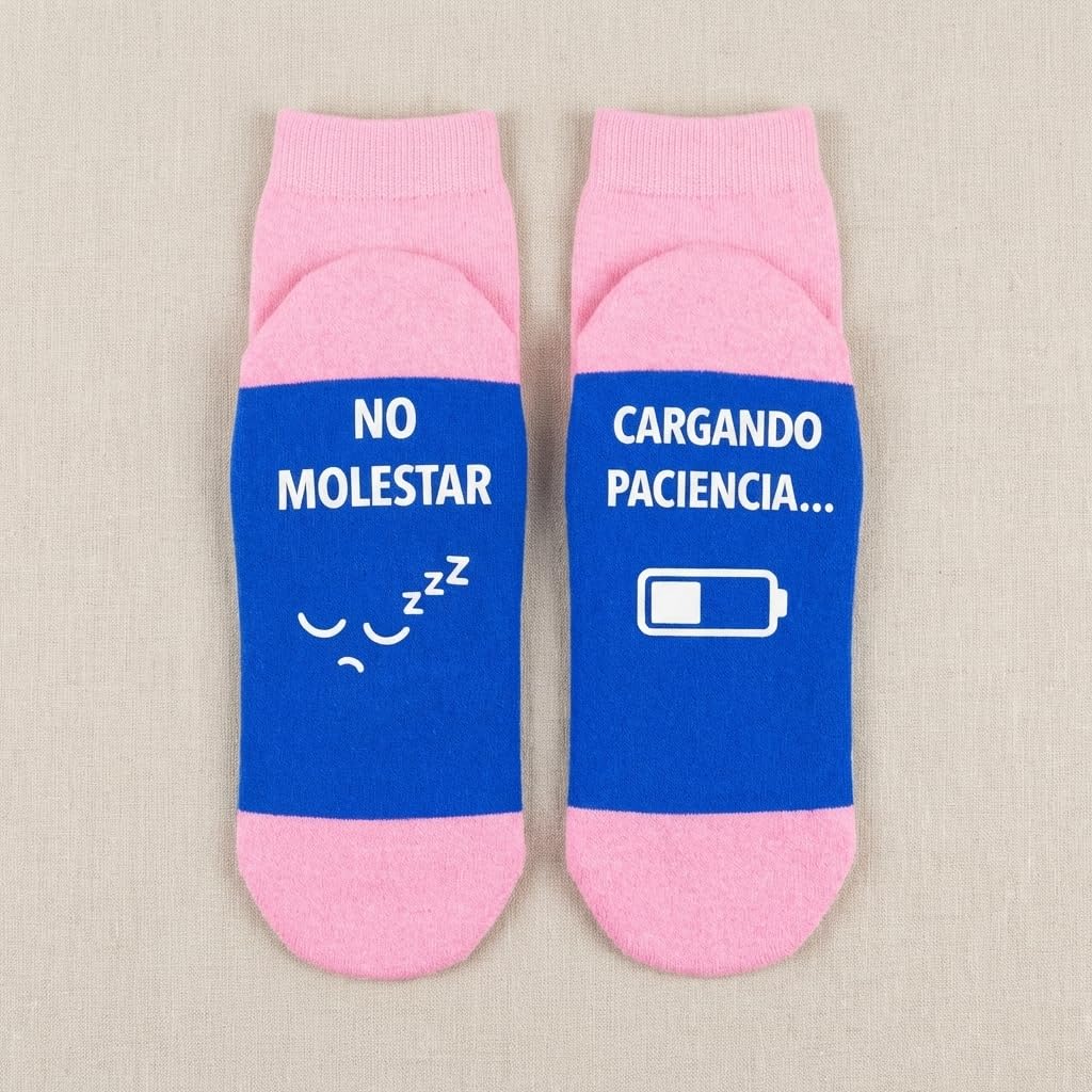 Calcetines Divertidos para Mujer 36–41 | Regalo Original – VERADGROUP - Cargando paciencia