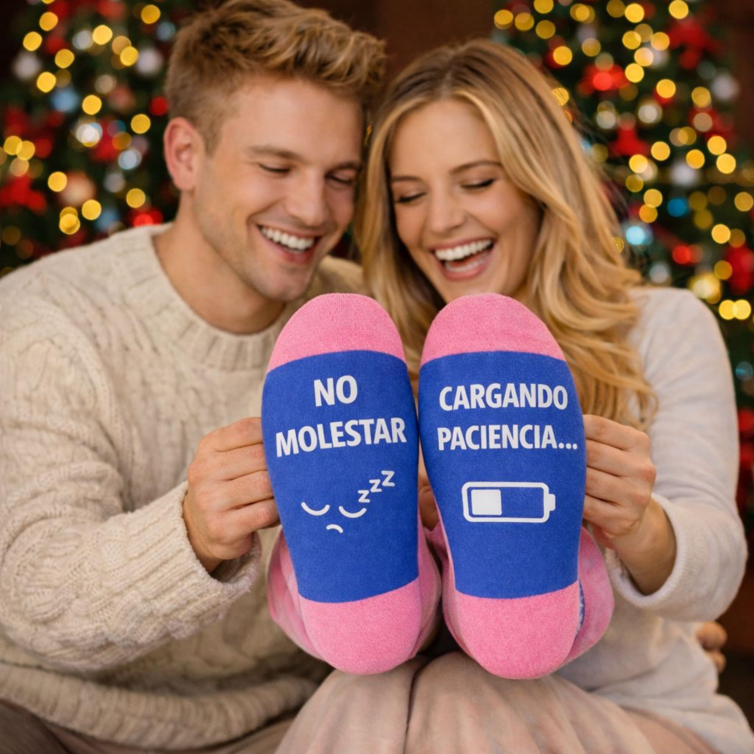 Calcetines Divertidos para Mujer 36–41 | Regalo Original – VERADGROUP - Cargando paciencia