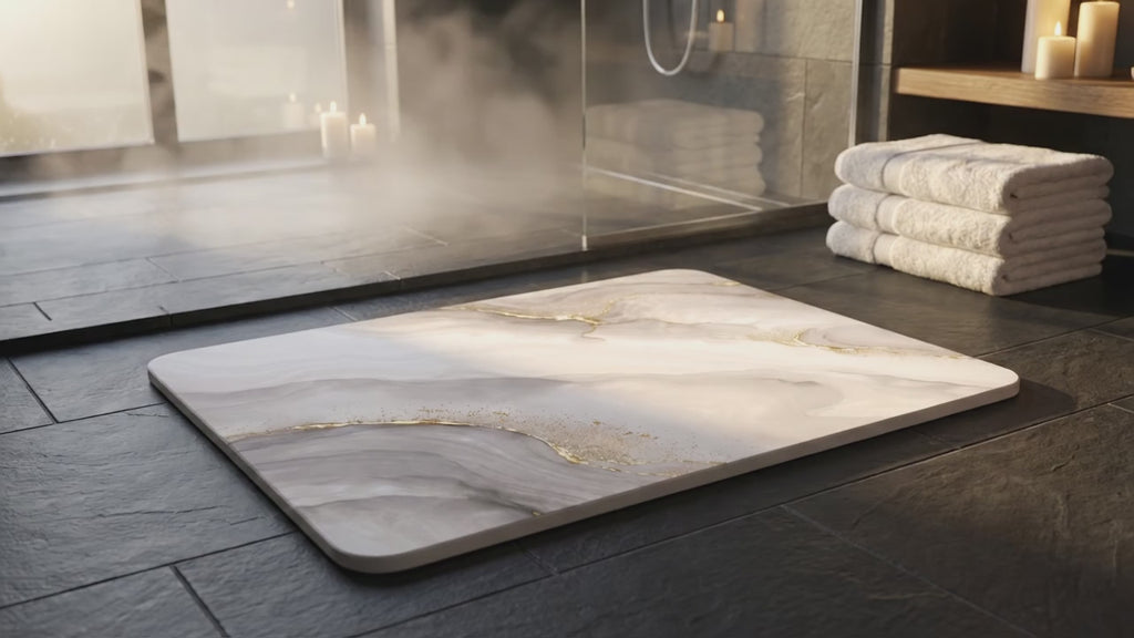 Alfombra de Baño de Diatomita 60 × 40 cm | Piedra Absorbente de Secado Rápido – VERADGROUP